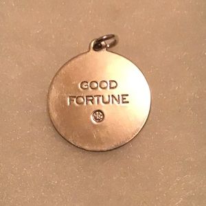 Authentic T&Co Diamond Good Fortune Disc Charm